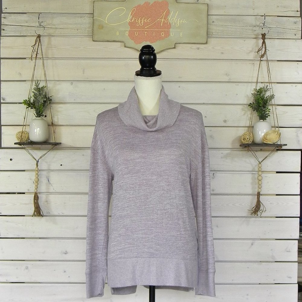 NWT Lavender Cowl Neck Gap Sweater